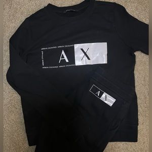 Armani Exchange crewneck and sweatpants